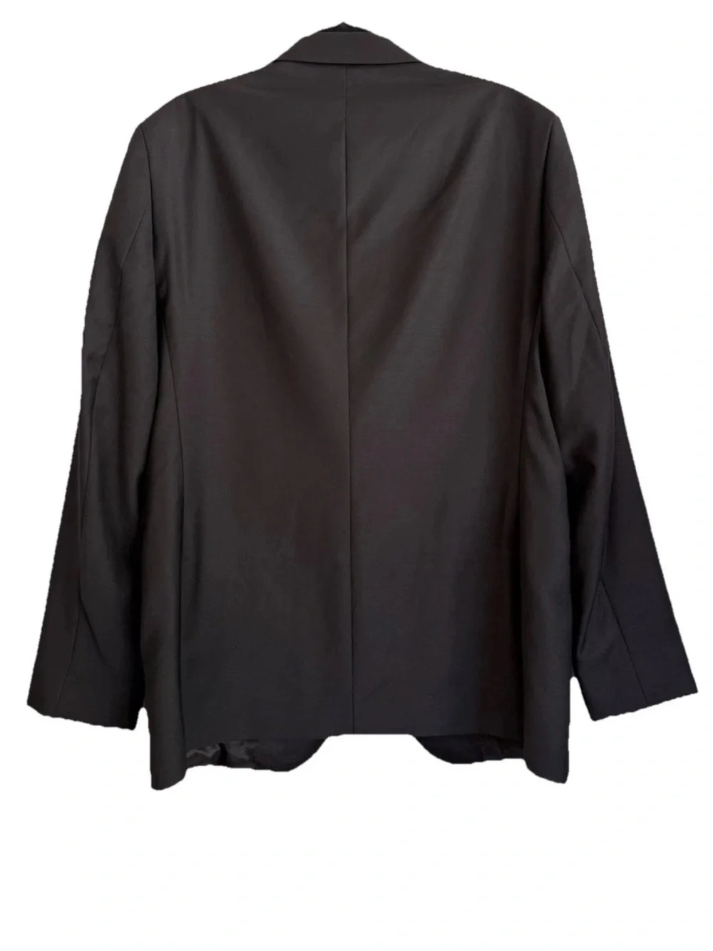 The BLK TUX Classic‎ Black Satin-Trim Men's Tuxedo Jacket